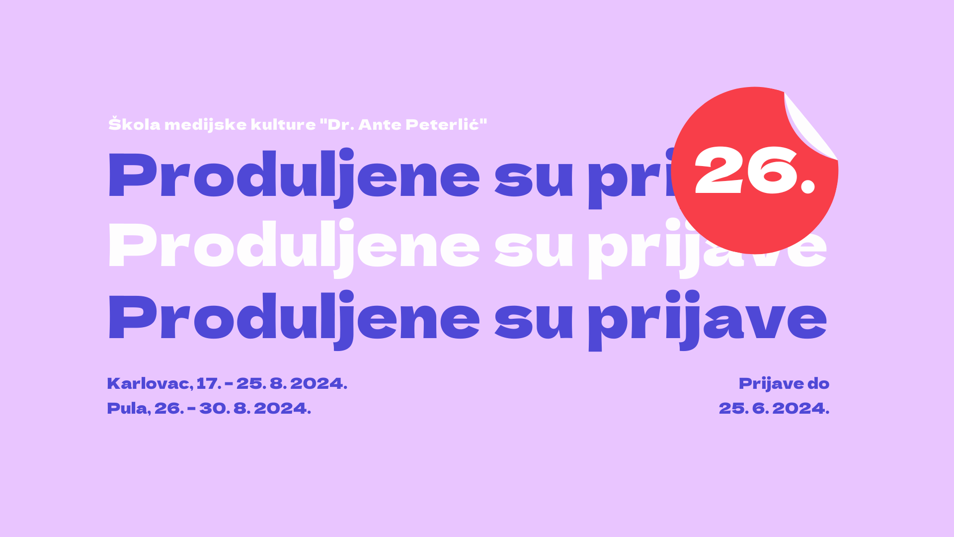 26SMK 0601 produljeneprijave