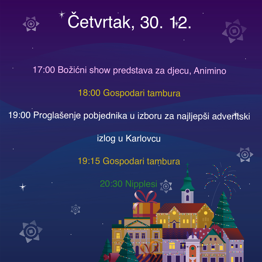 Advent u Karlovcu cetvrtak 30. 12 50